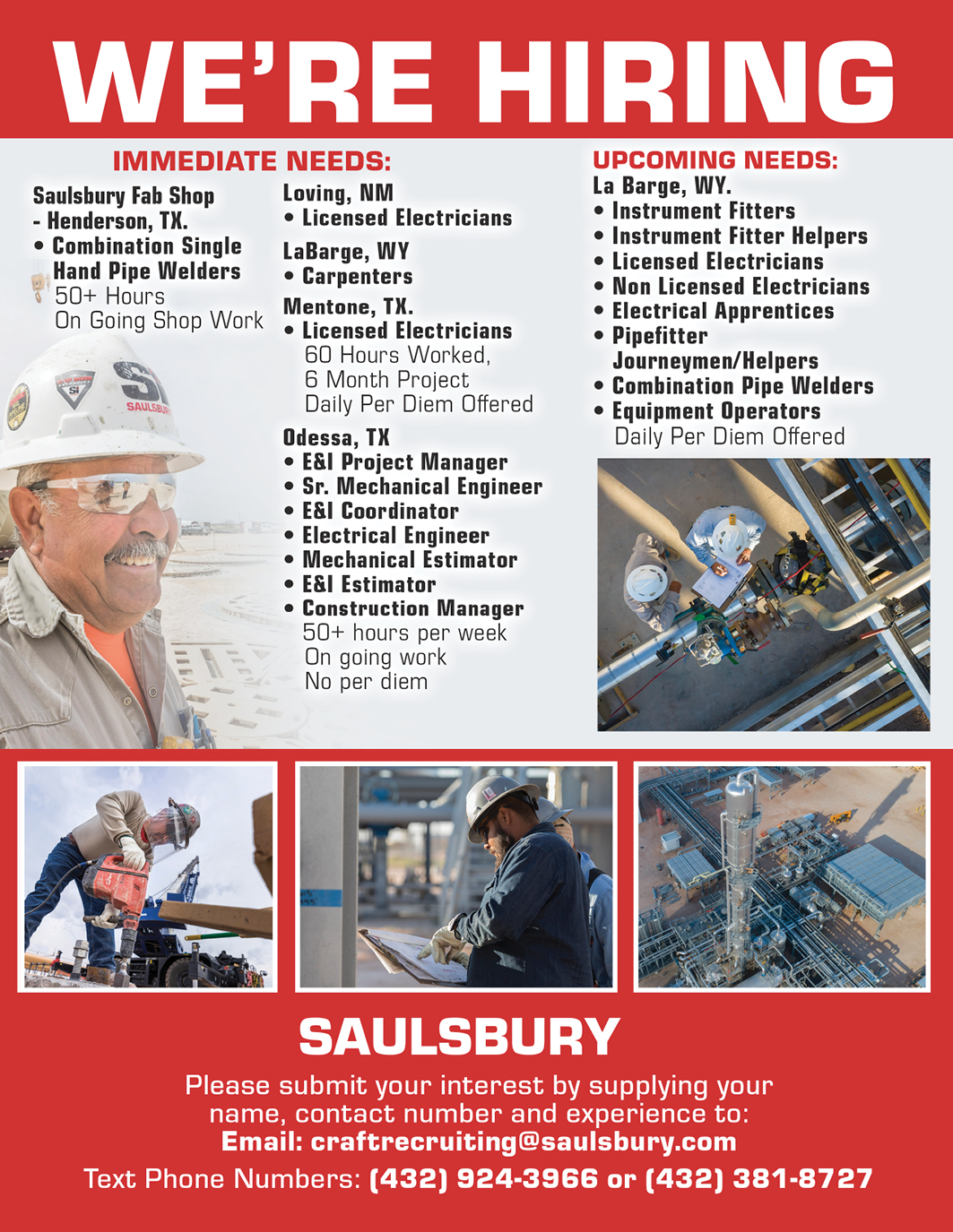 Industrial Projects Construction Job Board