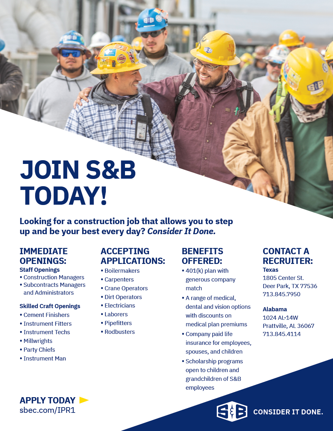 Industrial Projects Construction Job Board