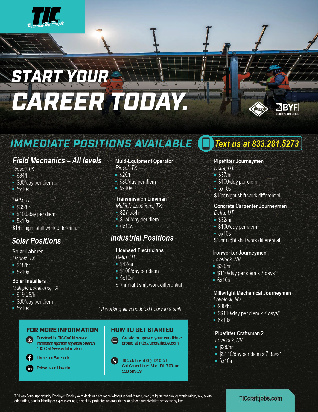 Industrial Projects Construction Job Board